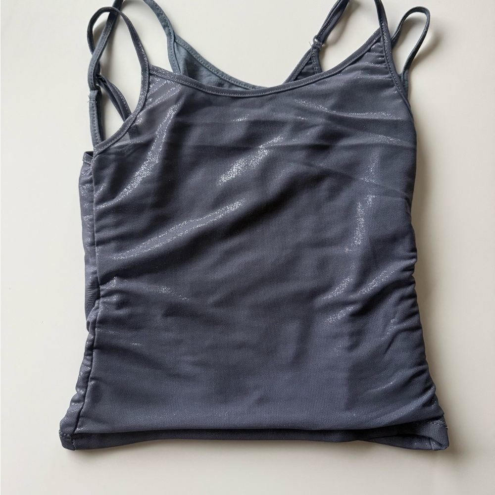 Women's Double Layered Purple/Blue Top - Picture 5 of 7